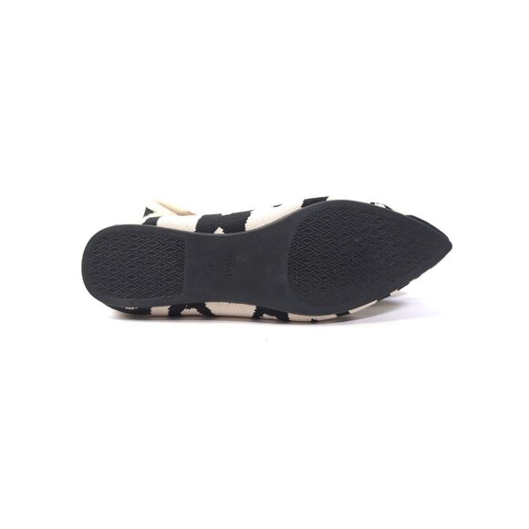 VIVAIA Shoes Size 37 Ecru Tiger Aria Pointed Flats Women's Size 6.5 - Picture 5 of 7